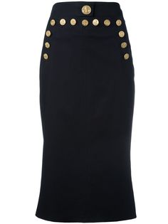 Dolce & Gabbana юбка с пуговицами