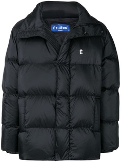 Études куртка-пуховик с принтом логотипа