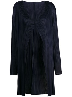 Pleats Please Issey Miyake накидка с микроплиссировкой