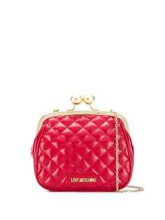 Love Moschino маленькая стеганая сумка через плечо