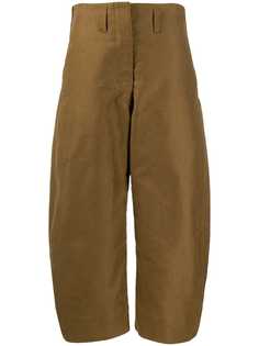 Lemaire high waisted cropped trousers