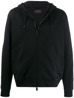 Ermenegildo Zegna xxx print zipped hoodie