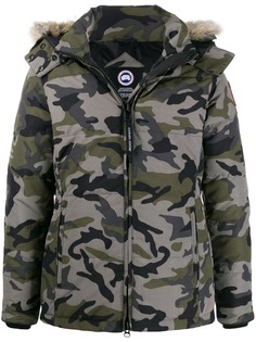 Canada Goose hooded camouflage jacket