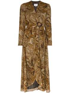 Nanushka Kemper Printed Twist Detail Dress