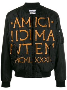 Moschino Roman Embroidered bomber jacket
