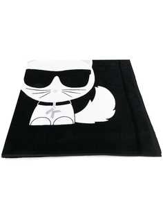 Karl Lagerfeld пляжное полотенце с логотипом