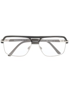 Cazal geometric-frame glasses