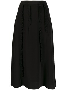 McQ Alexander McQueen юбка с оборками