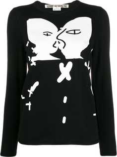 Comme Des Garçons джемпер с принтом