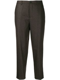 Berwich cropped straight-leg trousers