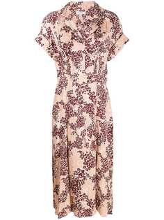 Equipment floral print shirt dress