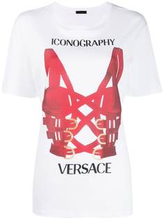 Versace футболка с принтом