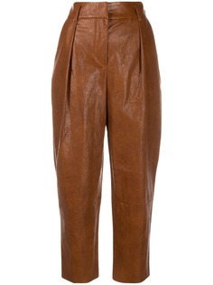 Tela faux leather trousers