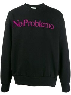 Aries no problemo print sweatshirt