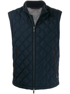 Ermenegildo Zegna quilted sleeveless jacket