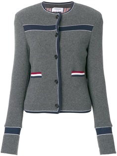 Thom Browne Wool Knit Crewneck Jacket