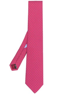 Salvatore Ferragamo Gancio print tie