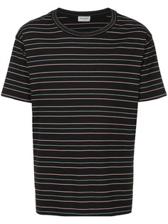 Saint Laurent футболка в полоску