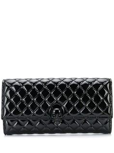 Alexander McQueen стеганый кошелек с декором Skull
