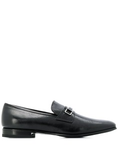Prada logo plaque loafers