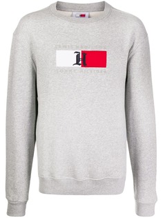Tommy Hilfiger logo flag embroidered sweatshirt