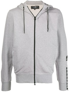 Hydrogen hooded logo print jacket