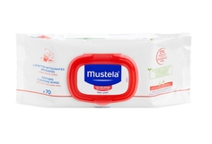 Очищающие успокаивающие салфетки Mustela, 70 шт