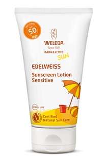 Натуральный солнцезащитный Weleda крем для младенцев и детей SPF 50, 50 мл