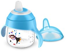 Чашка-непроливайка Philips Avent, от 6 мес., 200 мл, голубой