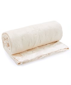 Одеяло велюровое с объемными звездами, кремовый Mothercare