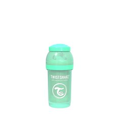 Бутылочка Twistshake антиколиковая для кормления, зеленый