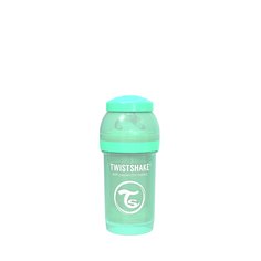 Бутылочка Twistshake антиколиковая для кормления, зеленый