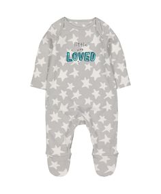 Комбинезон "Маленький и любимый", серый Mothercare