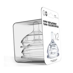 Соски из силикона Comotomo Natural Nipple Packs 3-6 мес., 2 шт.