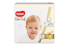 Подгузники Huggies Элит Софт 5 (12-22кг), 28 шт.