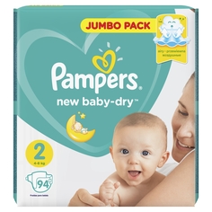 Подгузники PAMPERS New Baby мини (4-8кг), 94 шт.