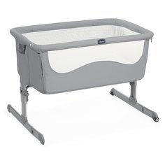 Кроватка детская Chicco Next2Me Pearl, серый