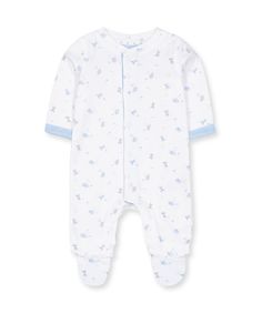 Комбинезон "Мишка и слоник", белый Mothercare