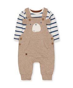 Комбинезон "Мишка" и боди в комплекте, коричневый Mothercare