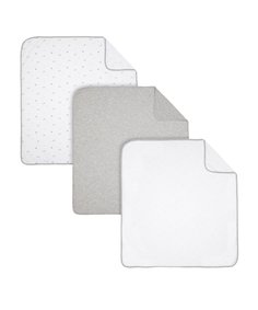 Одеяло "Овечки", 3 шт., серый, белый Mothercare