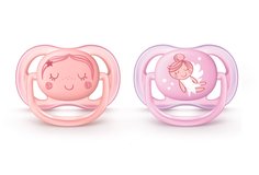 Пустышка Philips Avent Ultra Air Design "Ангел", 0-6 мес., 2 шт.