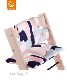 Подушка для стульчика Stokke Tripp Trapp Paintbrush OC, розовый