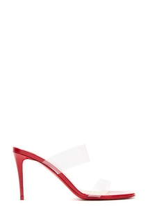 Мюли с прозрачными вставками Just Nothing Christian Louboutin