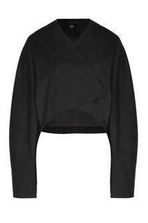 Черный жакет без застежки Low Classic
