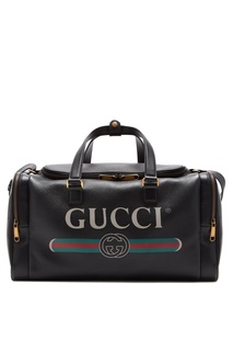 Кожаная спортивная сумка Gucci Print