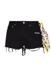 Черные шорты с платком Off White