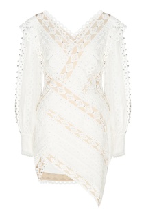 Короткое платье из кружевной ткани Zimmermann