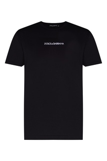 Футболка черного цвета с логотипом Dolce & Gabbana