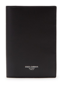 Черная обложка для паспорта Dolce & Gabbana