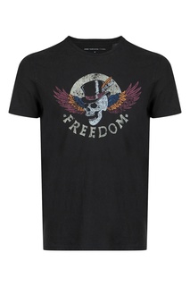 Футболка с надписью “Freedom” John Varvatos